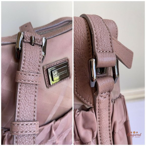 Authentic Burberry Plaid Nylon Messenger Bag - Picture 7 of 13